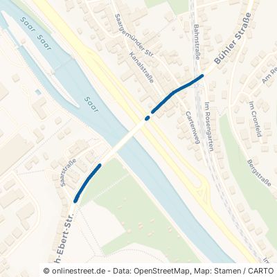 Brückenstraße Saarbrücken Güdingen 