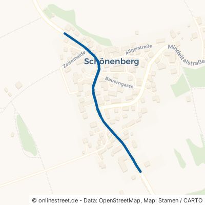 Kemnater Straße Jettingen-Scheppach Schönenberg 