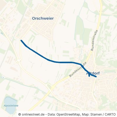 Orschweierer Straße Ettenheim Altdorf 