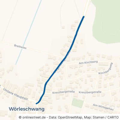 Vogelbergstraße Zusmarshausen Wörleschwang 