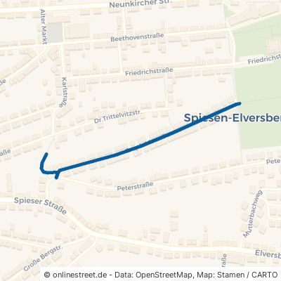 Erzpfuhlstraße Spiesen-Elversberg Elversberg 