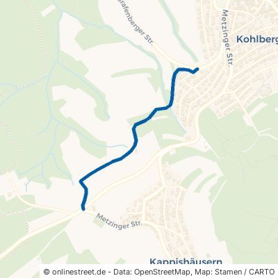 Brühlweg Kohlberg Kappishäusern 