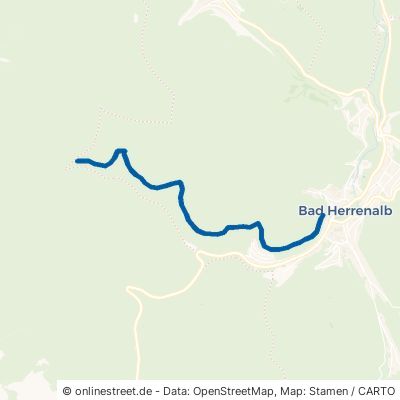 Sulzbacher Weg Bad Herrenalb 