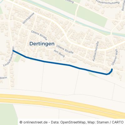 Dorfgrabenweg Wertheim Dertingen 
