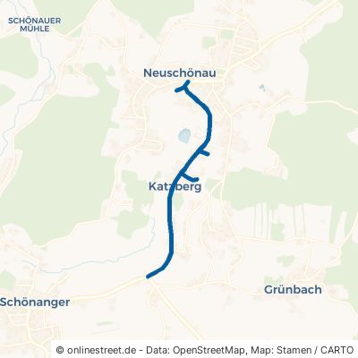 Schönangerstraße Neuschönau Katzberg 