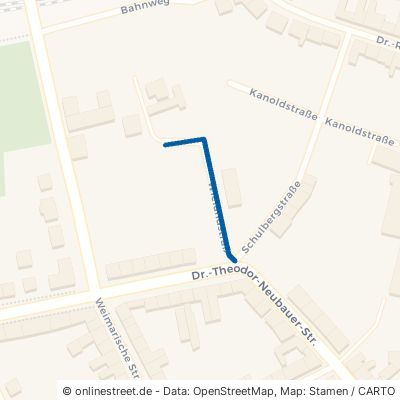 Wielandstraße Apolda Oßmannstedt 