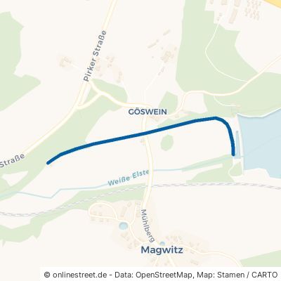 Zur Staumauer Oelsnitz Magwitz 