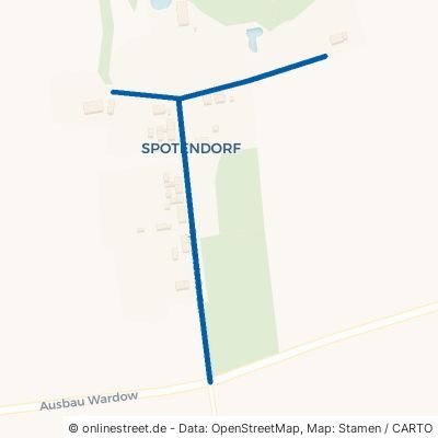 Spotendorfer Straße Wardow Spotendorf 