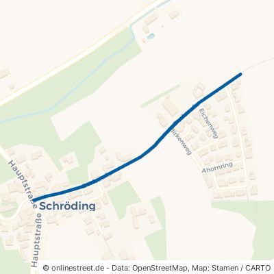 Dorfstraße Kirchberg Schröding 
