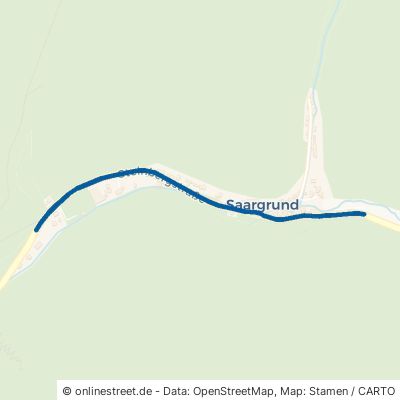 Steinbergstraße Eisfeld Saargrund 