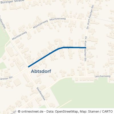 Rotkehlchenweg Lutherstadt Wittenberg Abtsdorf 