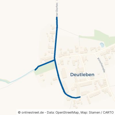 Deutlebener Dorfstraße Wettin-Löbejün Deutleben 