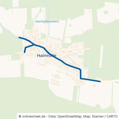 Hainröder Hauptstraße Südharz Hainrode 