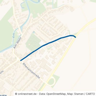 Langwadener Straße Grevenbroich Wevelinghoven 