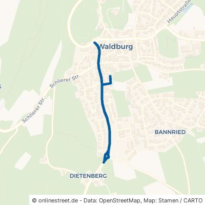 Bodnegger Straße Waldburg 
