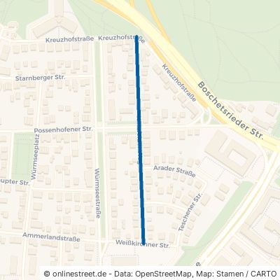 Hatzfelder Weg München Thalk.Obersendl.-Forsten-Fürstenr.-Solln 