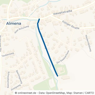 Siekbachweg Extertal Almena 