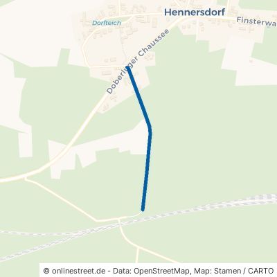 Lugauer Straße Doberlug-Kirchhain Hennersdorf 