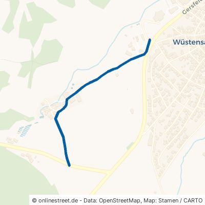 Beckenmühlenweg Ehrenberg Wüstensachsen 