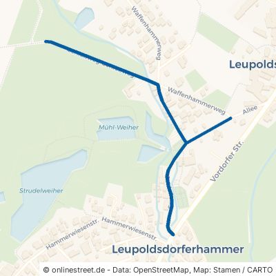 Schloßweg Tröstau Leupoldsdorf 