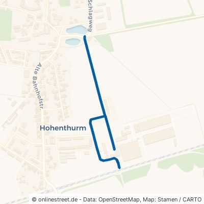 Droyßiger Weg Landsberg Hohenthurm 