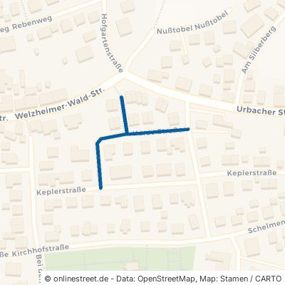 Kurze Straße Schorndorf Haubersbronn 