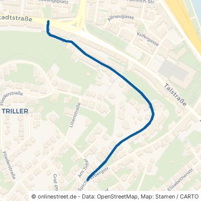 Trillerweg Saarbrücken Alt-Saarbrücken 