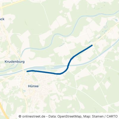 Gahlener Straße Hünxe Gartrop-Bühl 