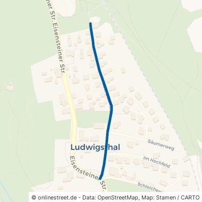 Alte Böhmer Straße Lindberg Ludwigsthal 