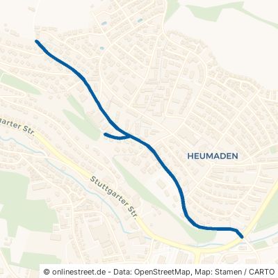 Breite Heerstraße Calw Heumaden 