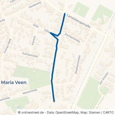 Poststraße Reken Maria Veen 