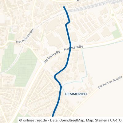 Clarenbergweg Frechen Bachem 