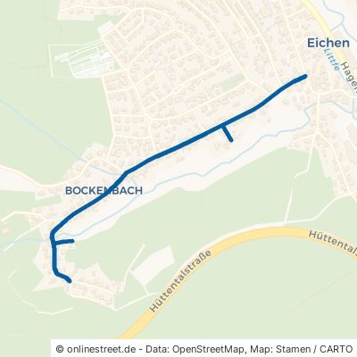 Bockenbachstraße Kreuztal Eichen 