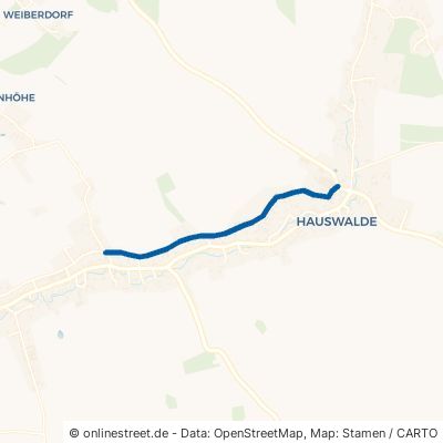 Kirchweg Bretnig-Hauswalde Hauswalde 