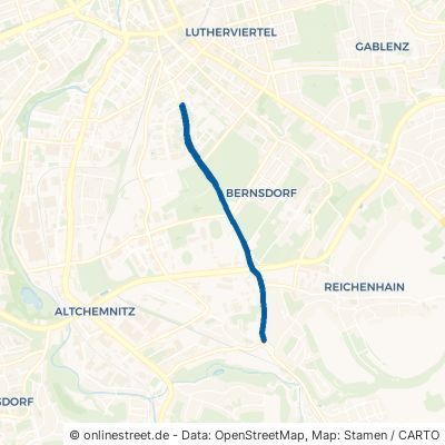 Reichenhainer Straße 09125 Chemnitz Bernsdorf 