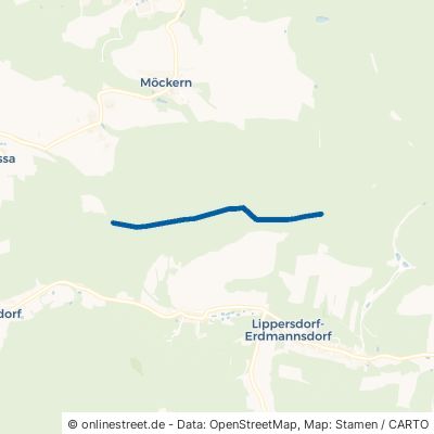 Dreckiger Weg Lippersdorf-Erdmannsdorf 