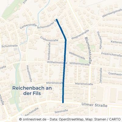 Bismarckstraße Reichenbach an der Fils 