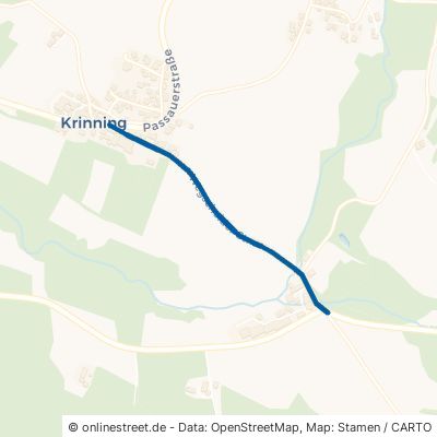 Wegscheider Straße Hauzenberg Krinning 