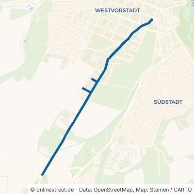 Humboldtstraße Weimar Südstadt 