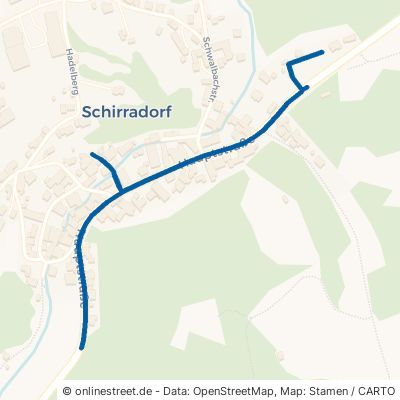 Hauptstraße Wonsees Schirradorf 