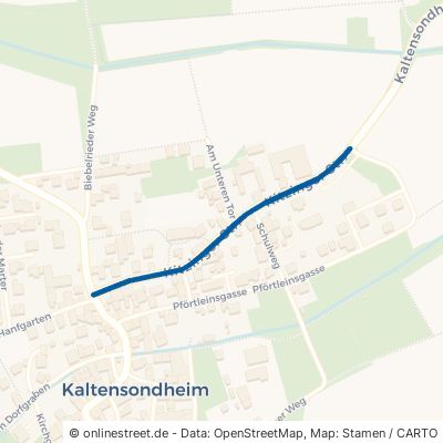 Kitzinger Straße Biebelried Kaltensondheim 