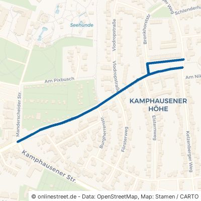 Heerstraße Mönchengladbach Kamphausener Höhe 