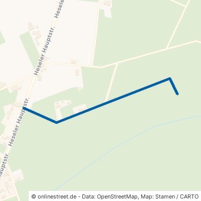 Hissenhausener Weg Friedeburg Hesel 
