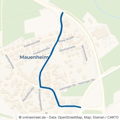 Mauenheimer Straße Immendingen Mauenheim 