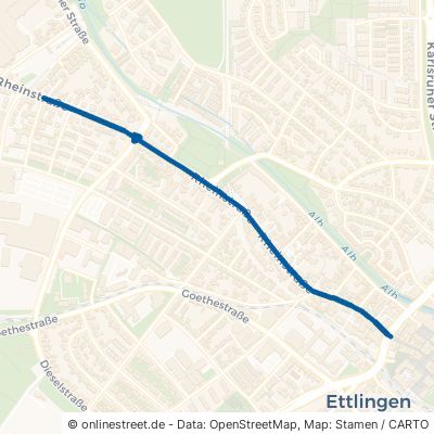 Rheinstraße Ettlingen 