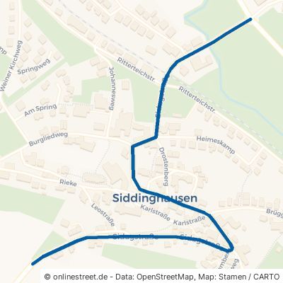 Sidagstraße Büren Siddinghausen 