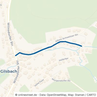 Wiebelhäuser Straße Burbach Gilsbach 