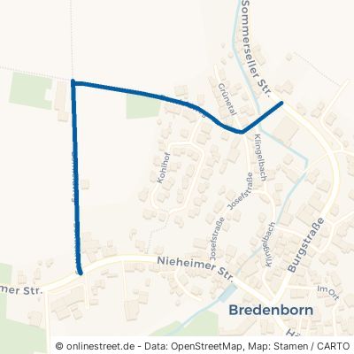 Bornfeldweg Marienmünster Bredenborn 