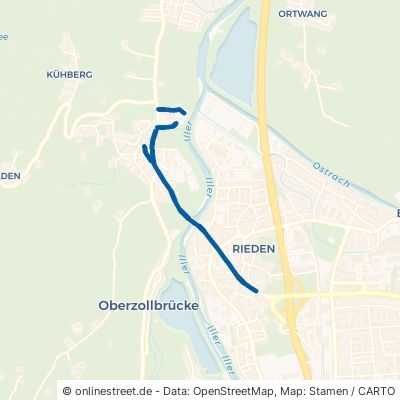 Illerstraße Blaichach Bihlerdorf 