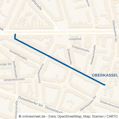 Cheruskerstraße 40545 Düsseldorf Oberkassel Stadtbezirk 4